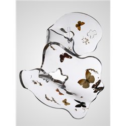 Bluer - Lorenzo Viscidi , Sculpture in Plexiglas , Butterflies and flowers encased in Plexiglas , Contemporary Art,
