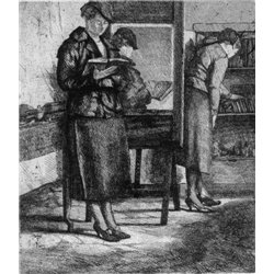 Two figures in the study