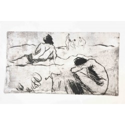 Emanuele Convento , Paper Printing , Drypoint on paper, Contemporary Art,