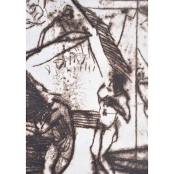 Emanuele Convento , Paper Printing , Drypoint on zinc, Contemporary Art,